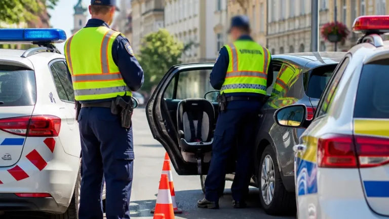 Egy hétig szigorú ellenőrzés Győr-Moson-Sopronban: a biztonsági öv és a gyermekülés a célkeresztben