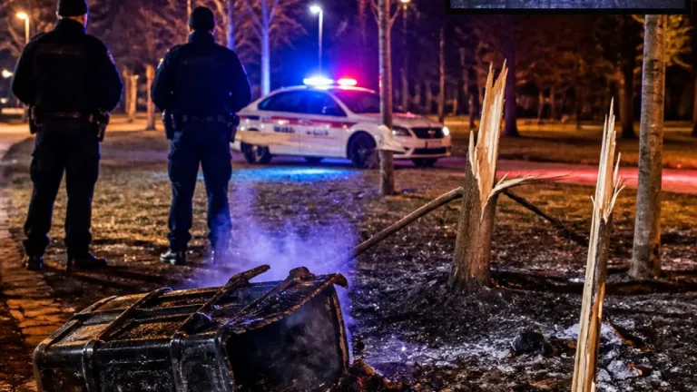 Egy nap alatt azonosították és előállították a polgári rongáló fiatalokat