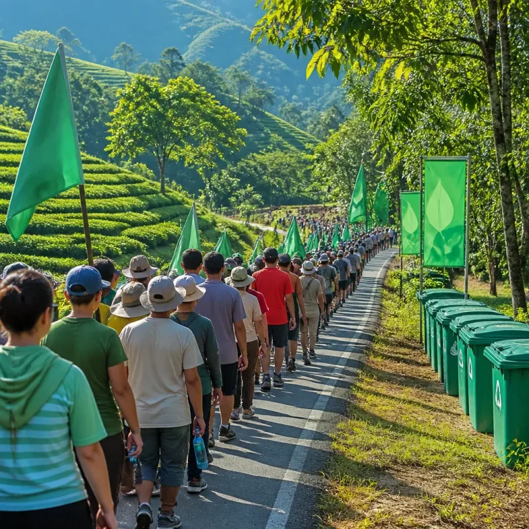 Közösségi mozgalom a zöld turizmusért: Mec Chauban 22 km-es felvonulással indult a kampány