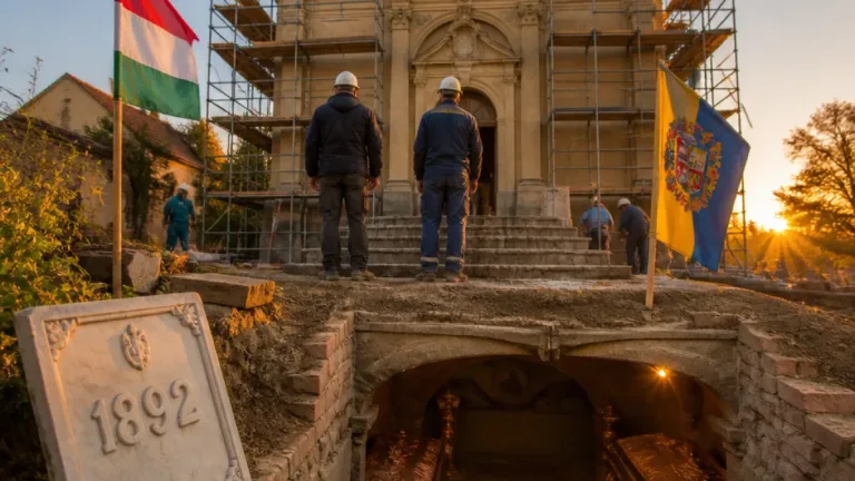 Elfeledett kriptaszoba és érintetlen szarkofágok bukkantak elő a demecseri Teréz‑kápolna felújítása közben