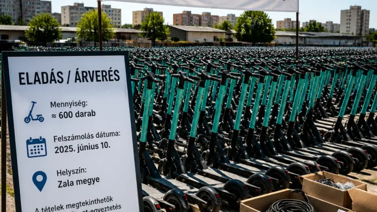 Felszámolják a zalai e‑rollercéget: hatszáz járművet hirdetnek meg eladásra