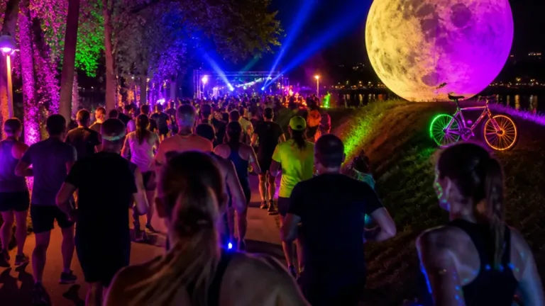 Fényárban fut a Maros-part: Makón rendezik a Glow Night Runt augusztus 15-én
