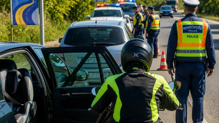 Fokozott közúti ellenőrzések Pest megyében: a biztonsági öv, gyermekülés és bukósisak a fókuszban