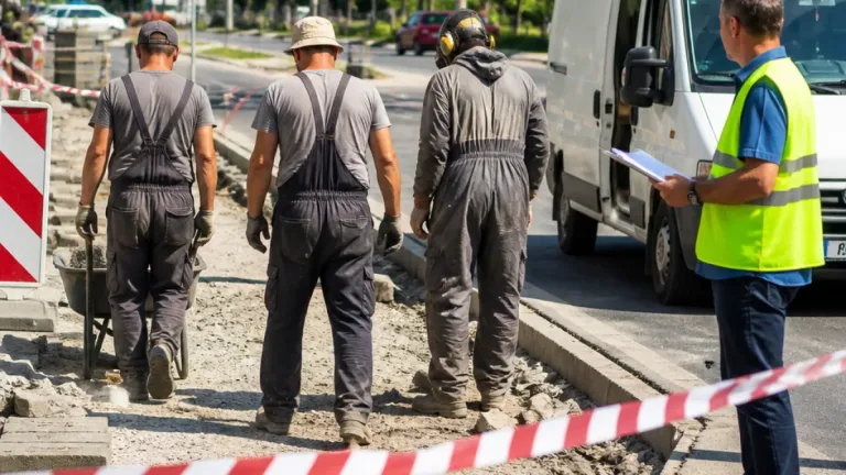 Fokozottan ellenőrzik az azbeszttel szennyezett útszakaszokon zajló munkákat Szombathelyen