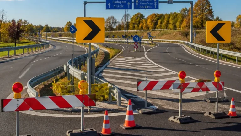 Forgalomkorlátozás az M3-asnál: Gyöngyös-nyugat csomópont ágait lezárják szeptember közepétől