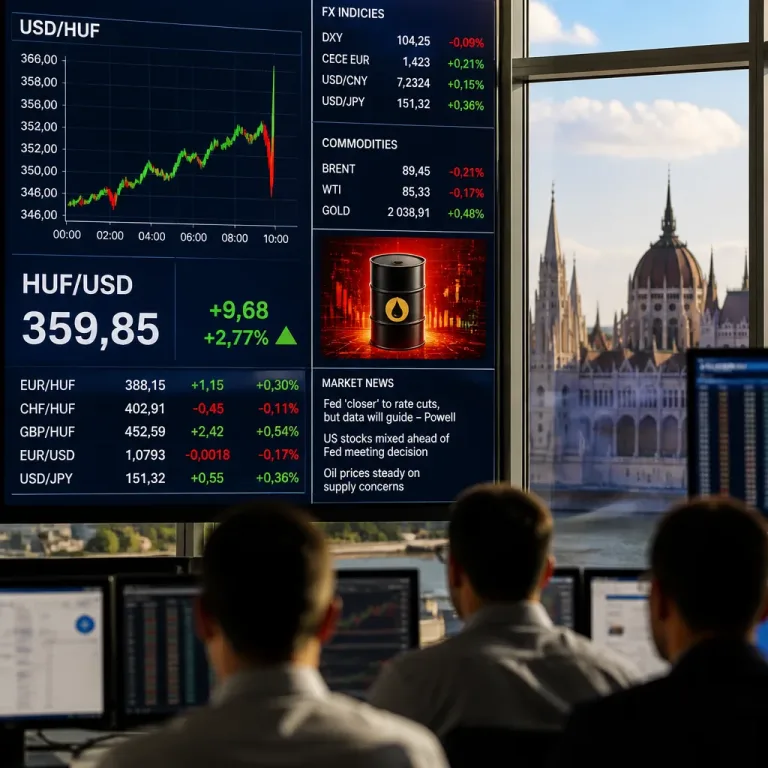 A dollár fordulata új nyomást helyez a forint piacára — mi jöhet szeptemberig?