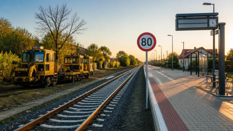 Gyöngyös felé újra 80 km/órával: vége a lassújeleknek a Vámosgyörk–Gyöngyös szakaszon