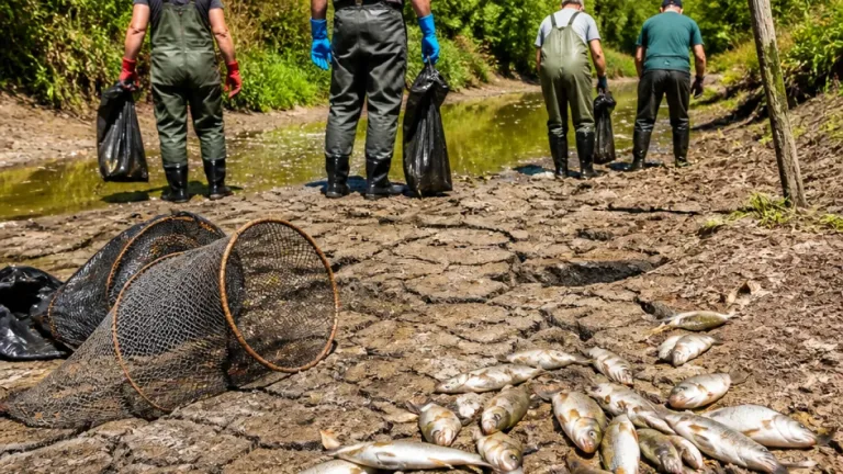 Gyöngyös-pataknál kiszáradás és közel 50 kg elhullott hal Táplánszentkeresztnél