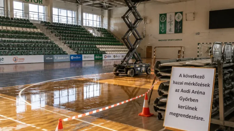 Győr: beázott a Magvassy-csarnok, javításokból és ideiglenes áttelepítésből lesz megoldás
