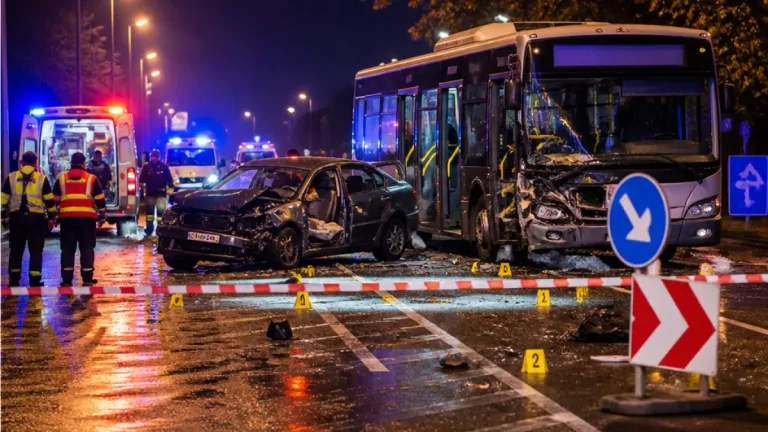 Halálos baleset és újraélesztés a 42-es főúton Mezőpeterdnél: egy férfi meghalt, öt embert kórházba vittek