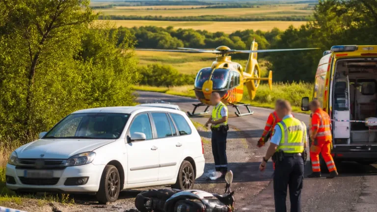 Halálos baleset Kiskunhalasnál: 61 éves robogóst gázolt el egy 18 éves sofőr