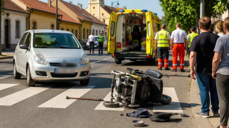 Hatvanban zebrán ütöttek el egy elektromos kerekesszékkel közlekedő embert — vádemelés történt