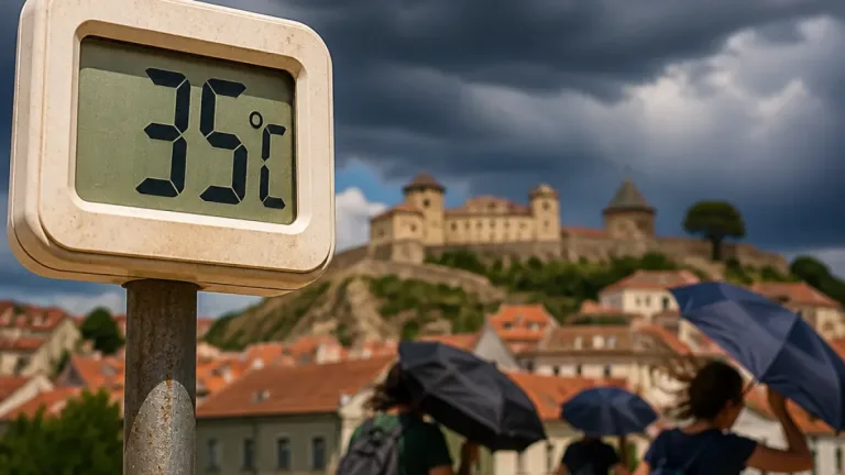 Hevesben figyelmeztetés: tikkasztó hőség mellett zivatarok is érkezhetnek