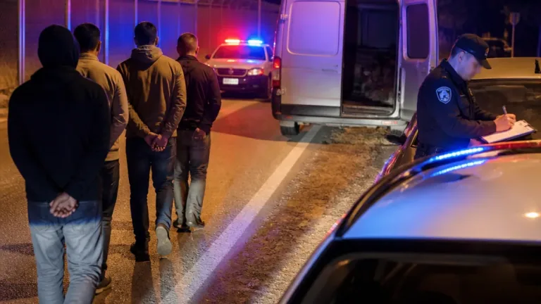 Huszonnégy határsértőt fogtak el Röszke közelében; embercsempészés miatt eljárás indult