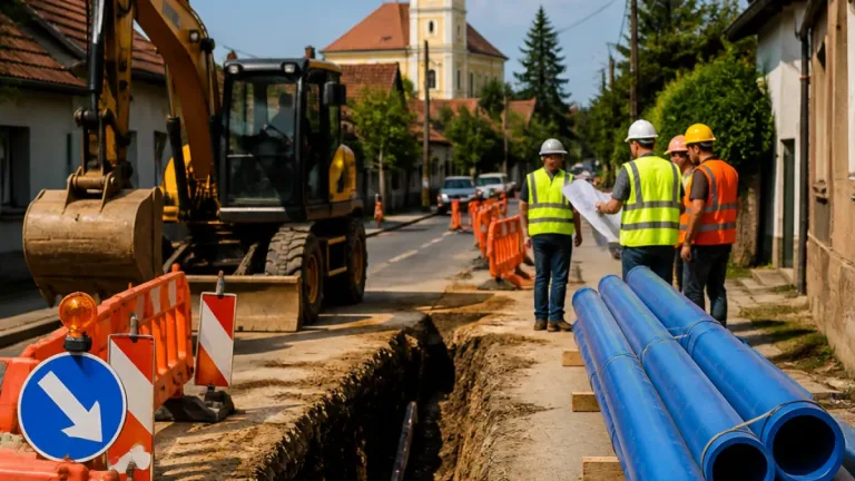 Jászberény: augusztus végén megújul a Forgács utca ivóvízhálózata és útburkolata