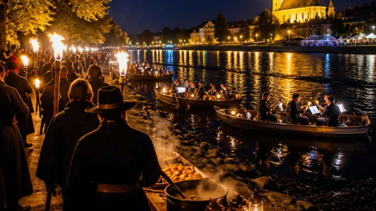 Kalocsa estét varázsolt a Vajas: fáklyás csónakázás és vízi koncert az ünnepen