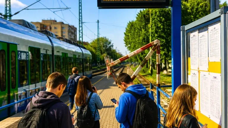 Késések és vonatkorlátozások a Győr–Komárom fővonalon — ingázókra kell figyelni Győrben