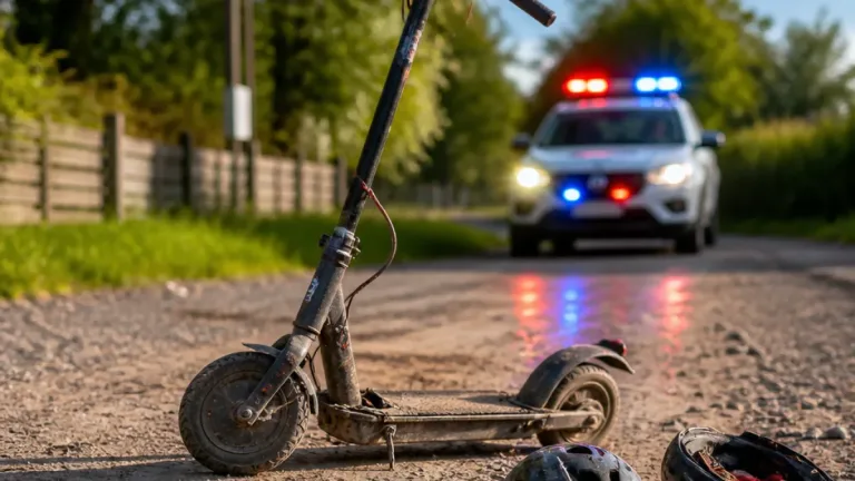 Ketten egy e-rolleren: súlyos sérüléseket okozott a baleset Győrságon