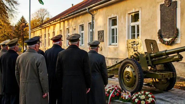 Kiskunhalas: negyed évszázad után találkoztak a Gábor Áron tüzérek
