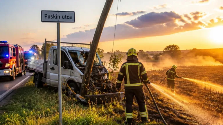 Kisteherautó és több szabadtéri tűz riasztotta a tűzoltókat Hajdú‑Biharban – öt hektár is égett