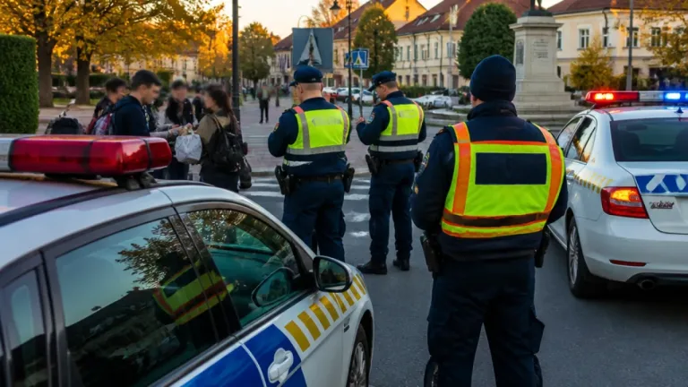 Kiterjedt rendőri és polgárőri akció Kiskunhalason: három órán át ellenőriztek az utcákon
