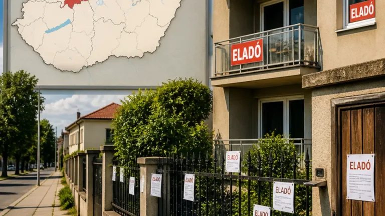 Komárom-Esztergomban nőtt a kínálat, miközben országosan 41 százalékkal csökkent az érdeklődés