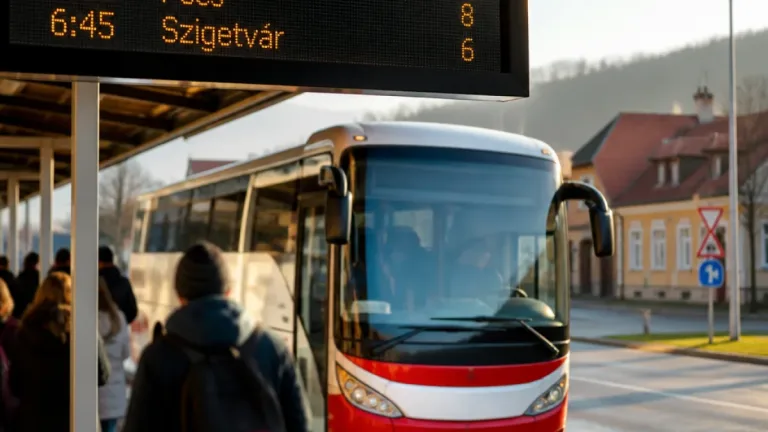 Komló távolsági kapcsolatai átalakulhatnak: új napi budapesti járat is szerepel a tervekben