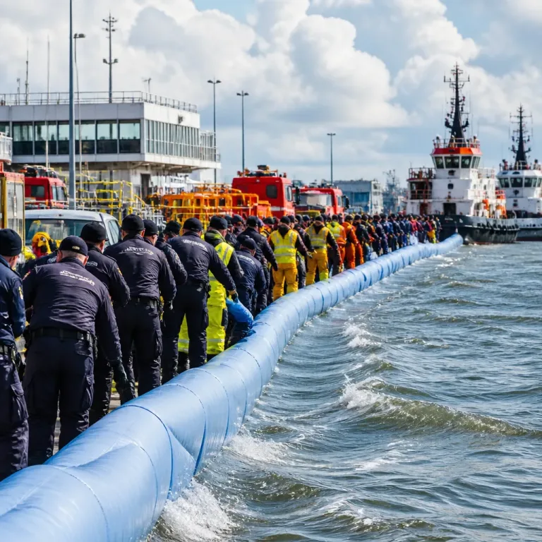 Petrolimex nagy létszámú gyakorlatot tartott Da Nangban a tengeri olajszennyezés elhárítására