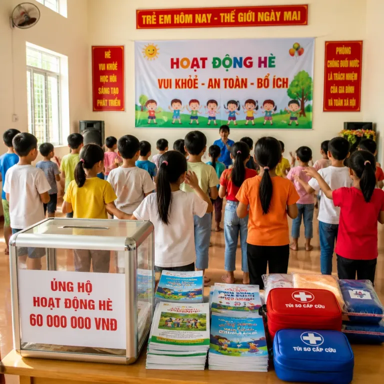 Hoang Liet: nyári programokkal és forrásgyűjtéssel teremtik meg a gyermekek biztonságos, egészséges környezetét