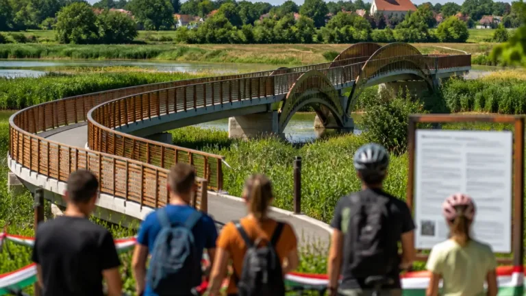 Közel 4,7 km új kerékpárút és három híd készült el a Kis‑Balaton térségében