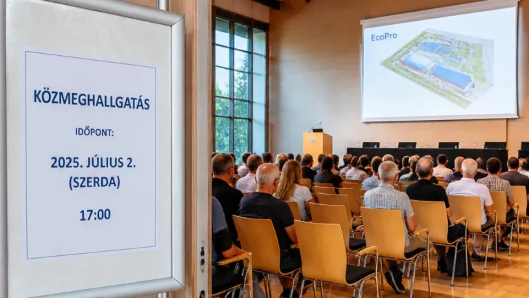 Közmeghallgatás lesz Debrecenben az EcoPro katódgyár környezethasználati engedélyének módosításáról