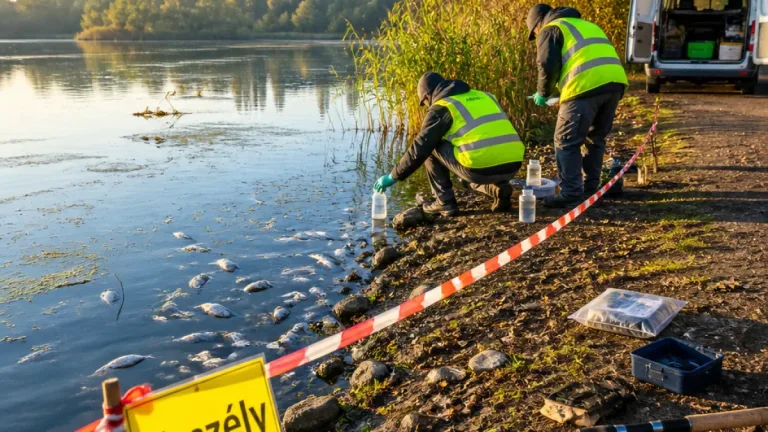 Kritikus a helyzet a kazincbarcikai Csónakázó-tónál: tömeges halpusztulásról számolnak be
