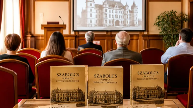 Kulcsár Attila könyvbemutatója és előadása a megye épített örökségéről Nyíregyházán
