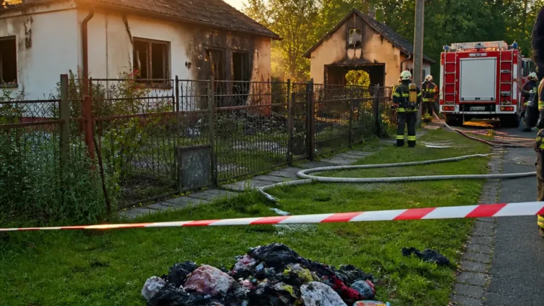 Lángok Geszten, kényszermunka gyanúja Medgyesegyházán — több helyszínen kérte a segítséget a hatóság