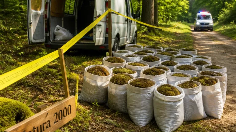 Majdnem három köbméter mohát vittek el Háromhutáról, a helyreállítás évtizedekbe telhet