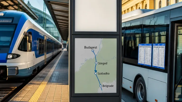 MÁV társadalmi egyeztetést indított a Budapest–Belgrád személyvonatok menetrendjéről