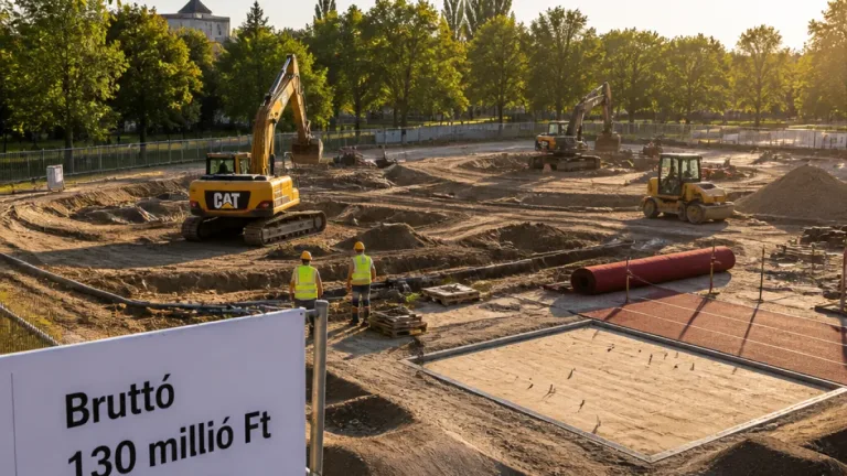 Megkezdődött a Bébic utcai sport- és szabadidőpark: 130 millió forintból 60 nap alatt készül el