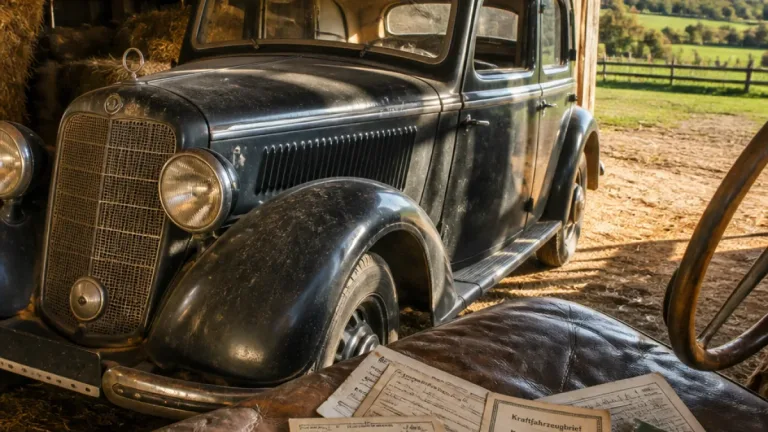 Megtalálták a somogyi fészerben az 1938-as Mercedes V170-est — ritkaság, amely átélte a háborút