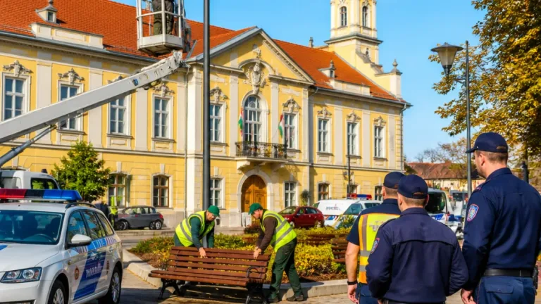 Mezőkövesd: intézkedések és nagyobb rendőri jelenlét a főtéren a biztonság növelésére