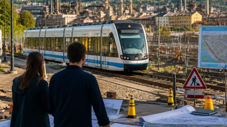 Miskolc a tram‑train terveinek középpontjában: új regionális villamos‑vasúti hálózatot kezdenek előkészíteni
