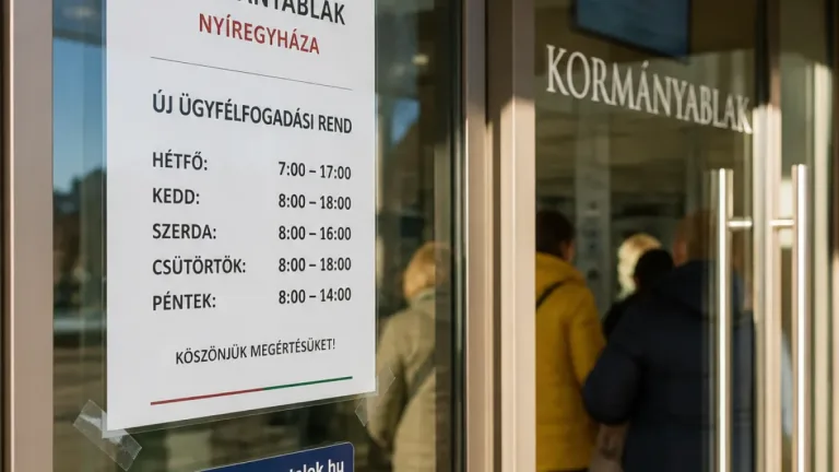 Módosul a kormányablakok nyitvatartása Szabolcs-Szatmár-Bereg megyében október 5-től