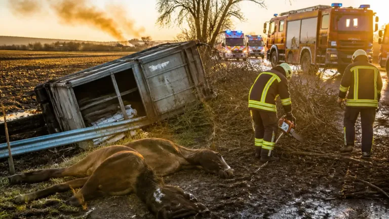 Mozgalmas nap Bács-Kiskunban: több baleset és tűzeset, két ló elpusztult