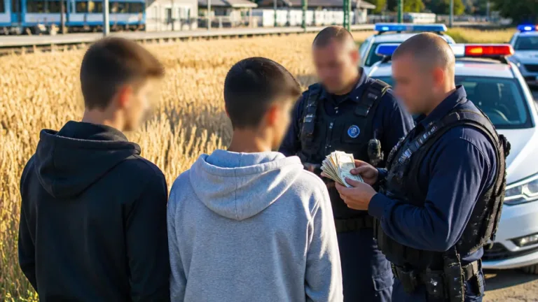 Nappal vetett véget futásnak a rendőrség: búzamezőn fogták el a iváncsai kifosztás feltételezett elkövetőit