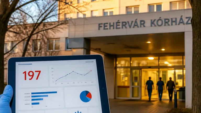 Nyilvánosak lettek a fehérvári kórház fertőzésadatai: 197 CDI-eset 2025-ben