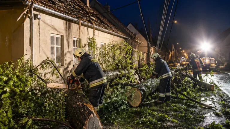 Nyolcvan beavatkozás: kidőlt fák és leszakadt ágak okoztak gondot a megyei viharnál