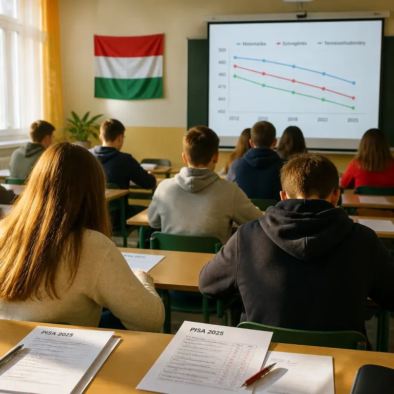 Magyar 15 évesek minden vizsgált területen az OECD-átlag alatt teljesítettek a PISA 2025-ben