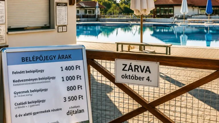 Október 4-én zár a jászárokszállási termálfürdő — még ezen a héten 1 400 Ft a belépő