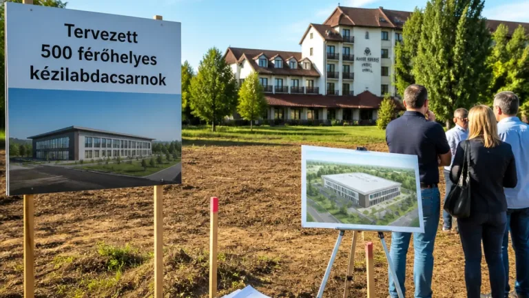 Orosháza: új, 500 férőhelyes kézilabdacsarnok épülhet az Alföld Gyöngye Hotel mögött