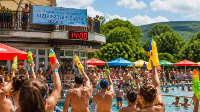 Országos Vízipisztolycsata: Gyöngyös is rekordra készül a strandján