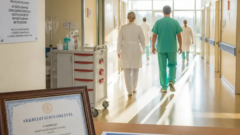 Ózd: új osztályvezető a sürgősségi betegellátó élén — a kórház humán erőforrását erősítheti